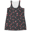 Cola Bottle Pattern Print Women's Racerback Tank Top