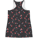 Cola Bottle Pattern Print Women's Racerback Tank Top