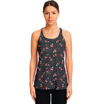 Cola Bottle Pattern Print Women's Racerback Tank Top