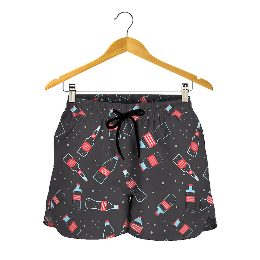 Cola Bottle Pattern Print Women's Shorts