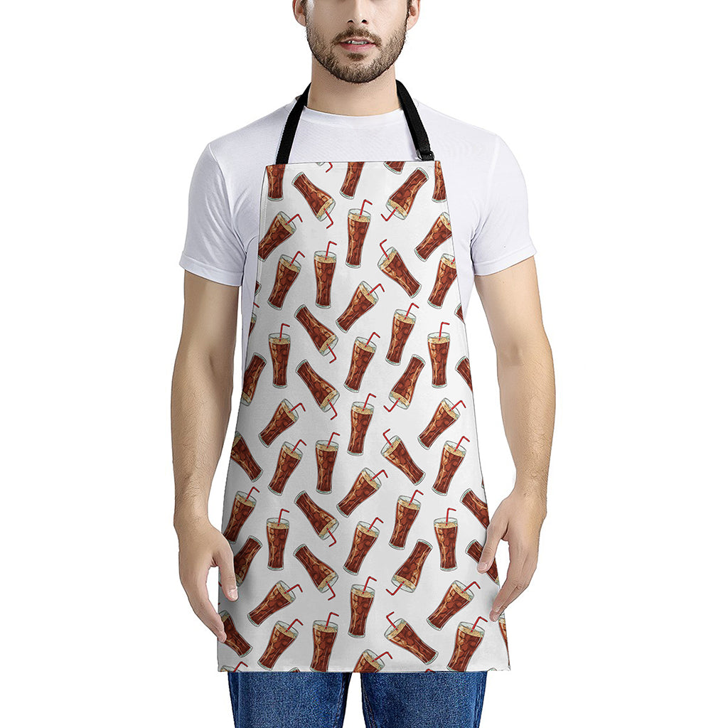 Cola Pattern Print Apron