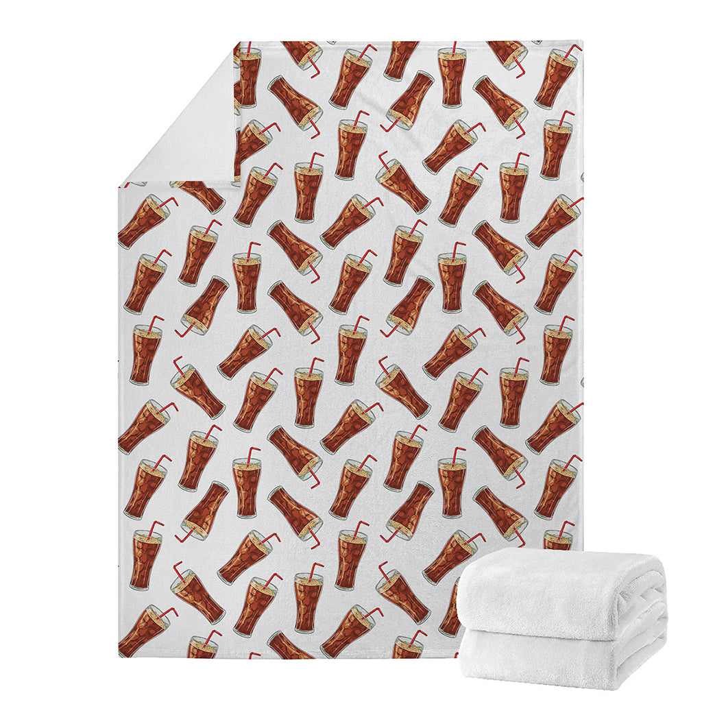 Cola Pattern Print Blanket