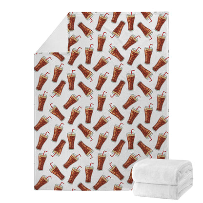 Cola Pattern Print Blanket