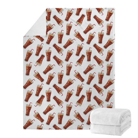 Cola Pattern Print Blanket