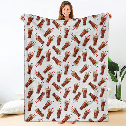 Cola Pattern Print Blanket
