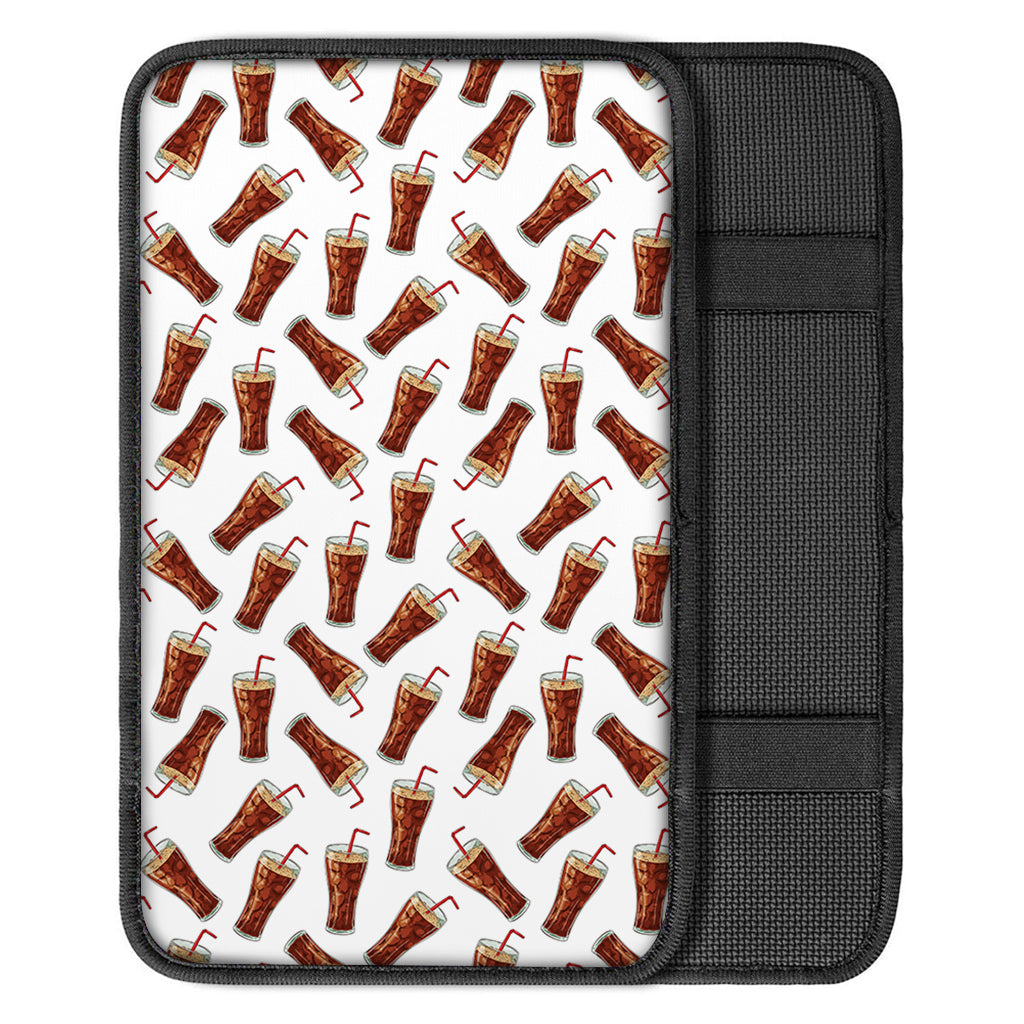 Cola Pattern Print Car Center Console Cover