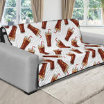 Cola Pattern Print Futon Protector