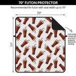 Cola Pattern Print Futon Protector