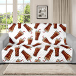 Cola Pattern Print Futon Protector