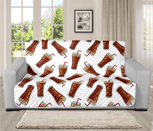 Cola Pattern Print Futon Protector