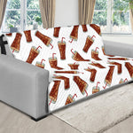 Cola Pattern Print Futon Protector