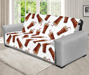 Cola Pattern Print Futon Protector