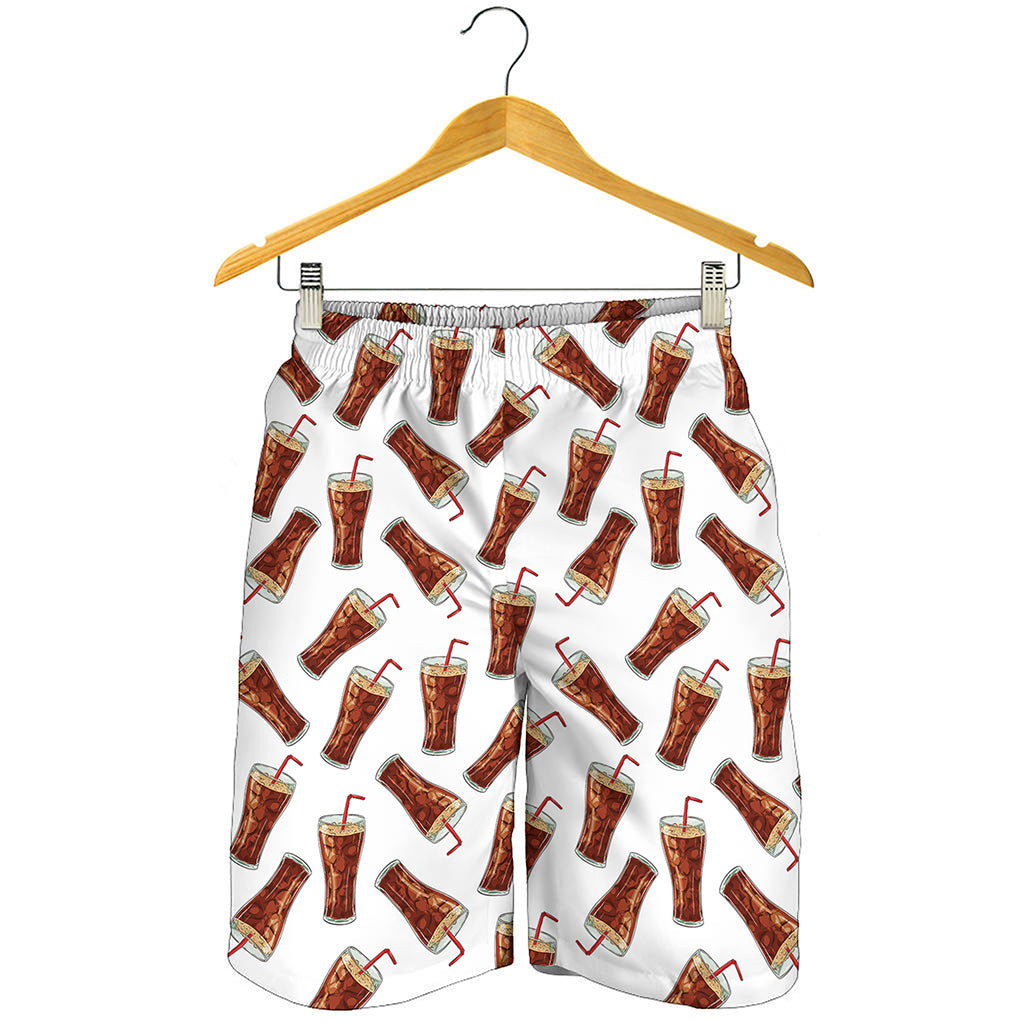 Cola Pattern Print Men's Shorts