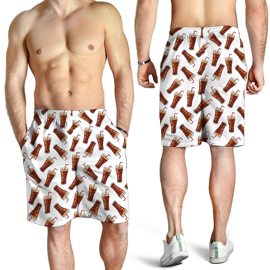 Cola Pattern Print Men's Shorts