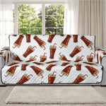 Cola Pattern Print Oversized Sofa Protector