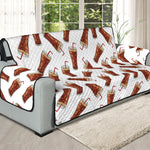 Cola Pattern Print Oversized Sofa Protector