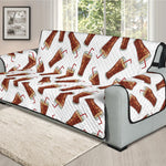 Cola Pattern Print Oversized Sofa Protector