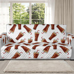 Cola Pattern Print Oversized Sofa Protector