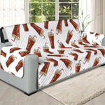 Cola Pattern Print Oversized Sofa Protector