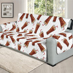 Cola Pattern Print Oversized Sofa Protector