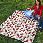 Cola Pattern Print Quilt