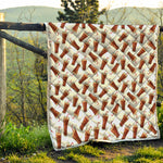 Cola Pattern Print Quilt