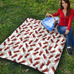 Cola Pattern Print Quilt