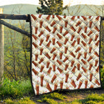 Cola Pattern Print Quilt