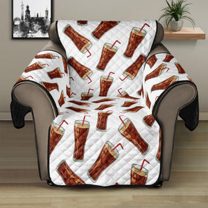 Cola Pattern Print Recliner Protector