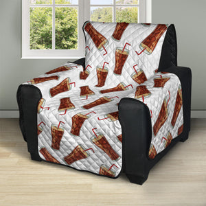 Cola Pattern Print Recliner Protector