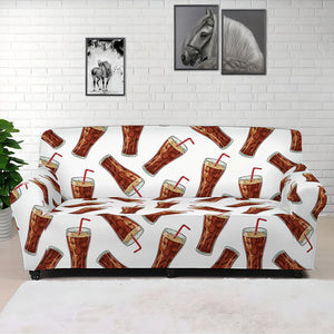 Cola Pattern Print Sofa Cover