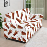 Cola Pattern Print Sofa Cover