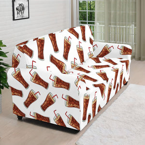 Cola Pattern Print Sofa Cover