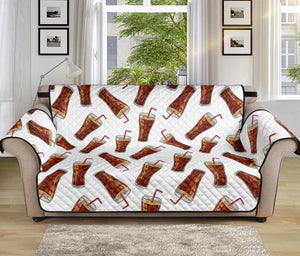 Cola Pattern Print Sofa Protector