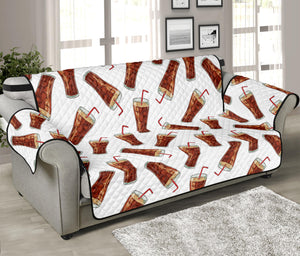 Cola Pattern Print Sofa Protector