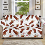 Cola Pattern Print Sofa Protector