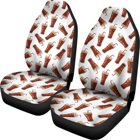 Cola Pattern Print Universal Fit Car Seat Covers