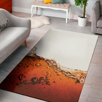 Cola Print Area Rug