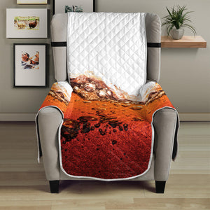 Cola Print Armchair Protector