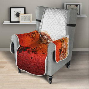 Cola Print Armchair Protector