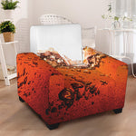 Cola Print Armchair Slipcover