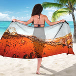 Cola Print Beach Sarong Wrap