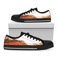 Cola Print Black Low Top Sneakers