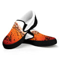 Cola Print Black Slip On Sneakers