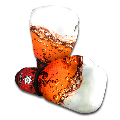 Cola Print Boxing Gloves