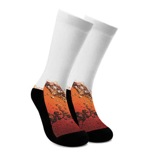 Cola Print Crew Socks