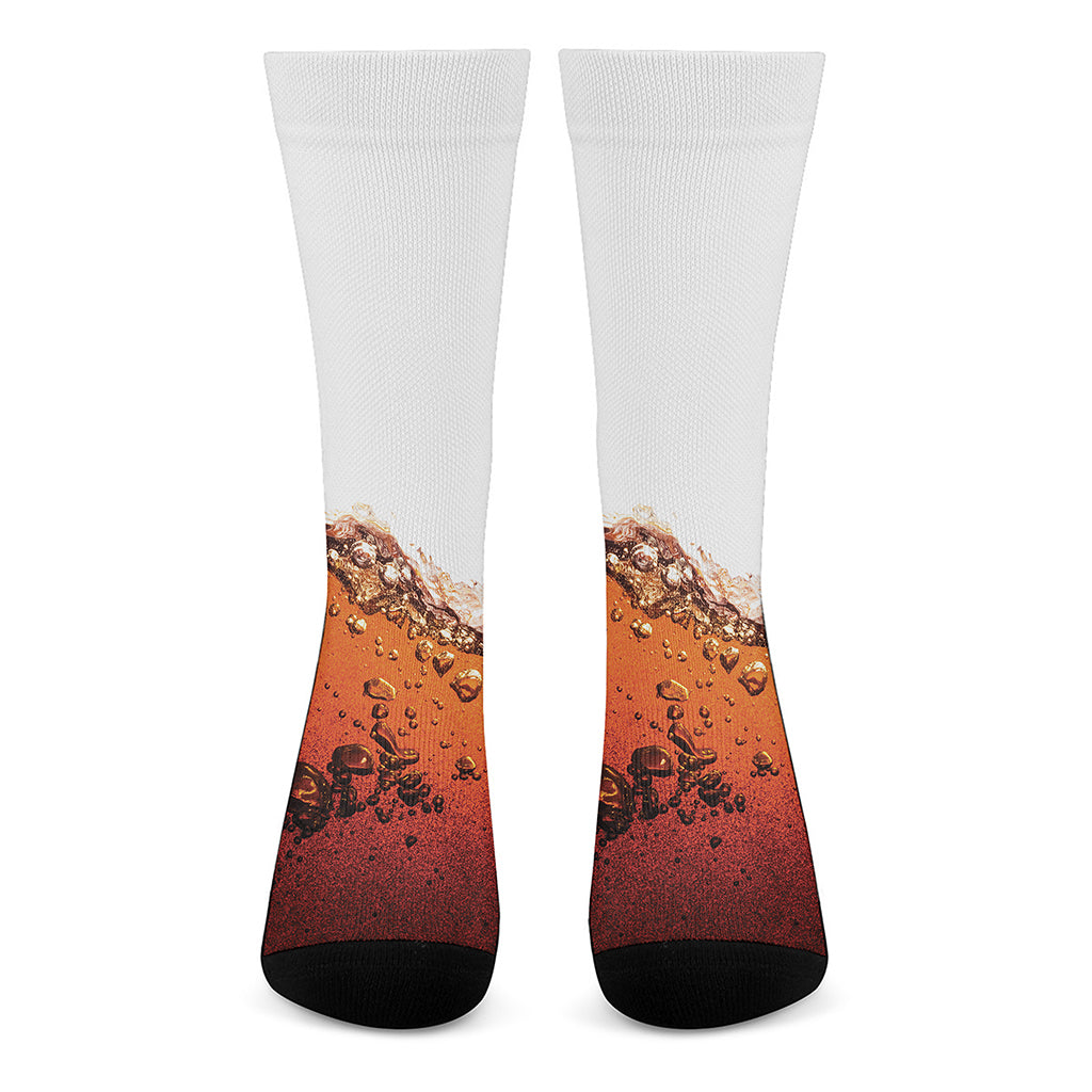 Cola Print Crew Socks