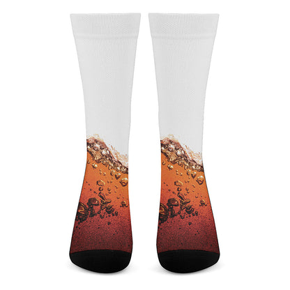 Cola Print Crew Socks
