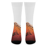 Cola Print Crew Socks