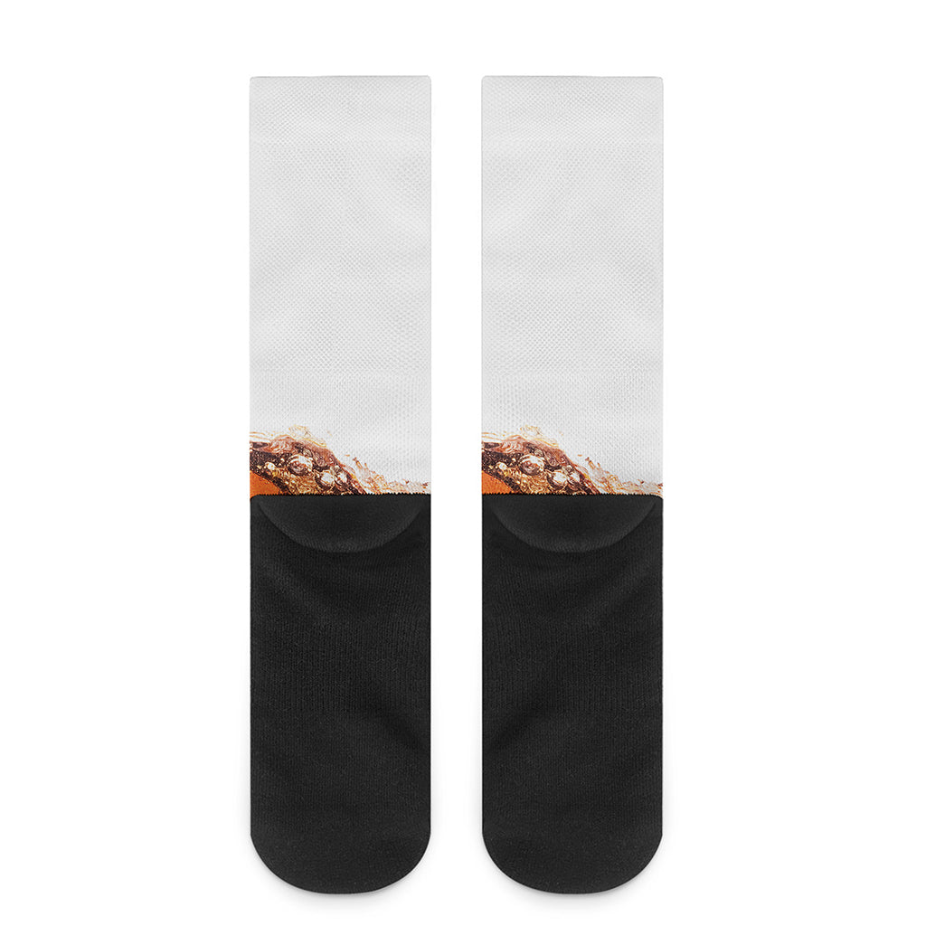 Cola Print Crew Socks